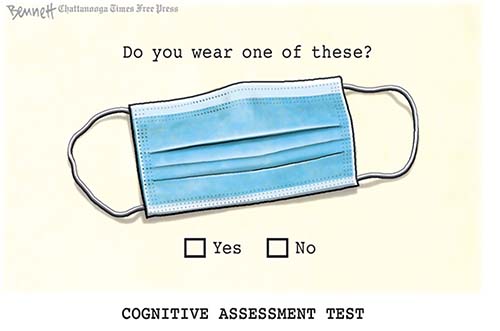 cognitive test - masks