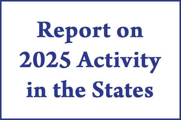 2025 WBI Legislative Activity report