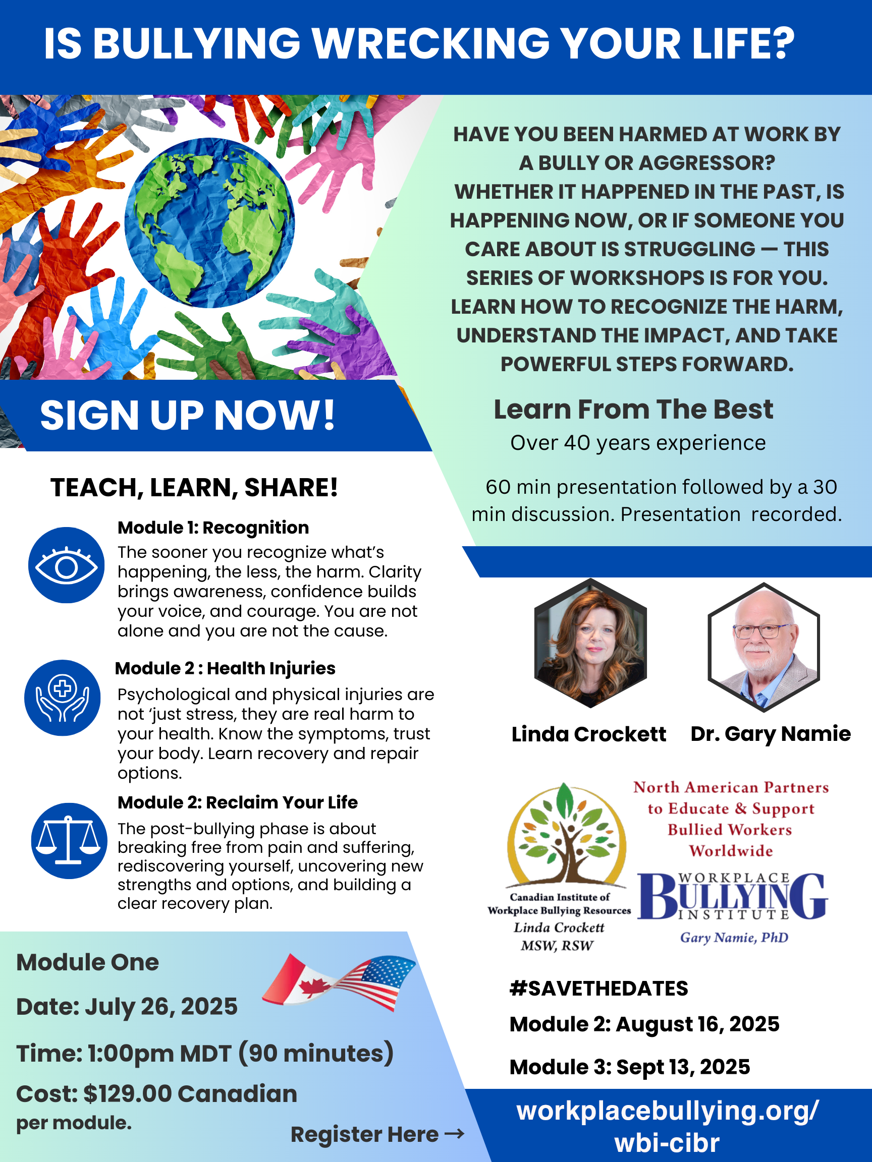 3-Workshop Series, Summer 2025